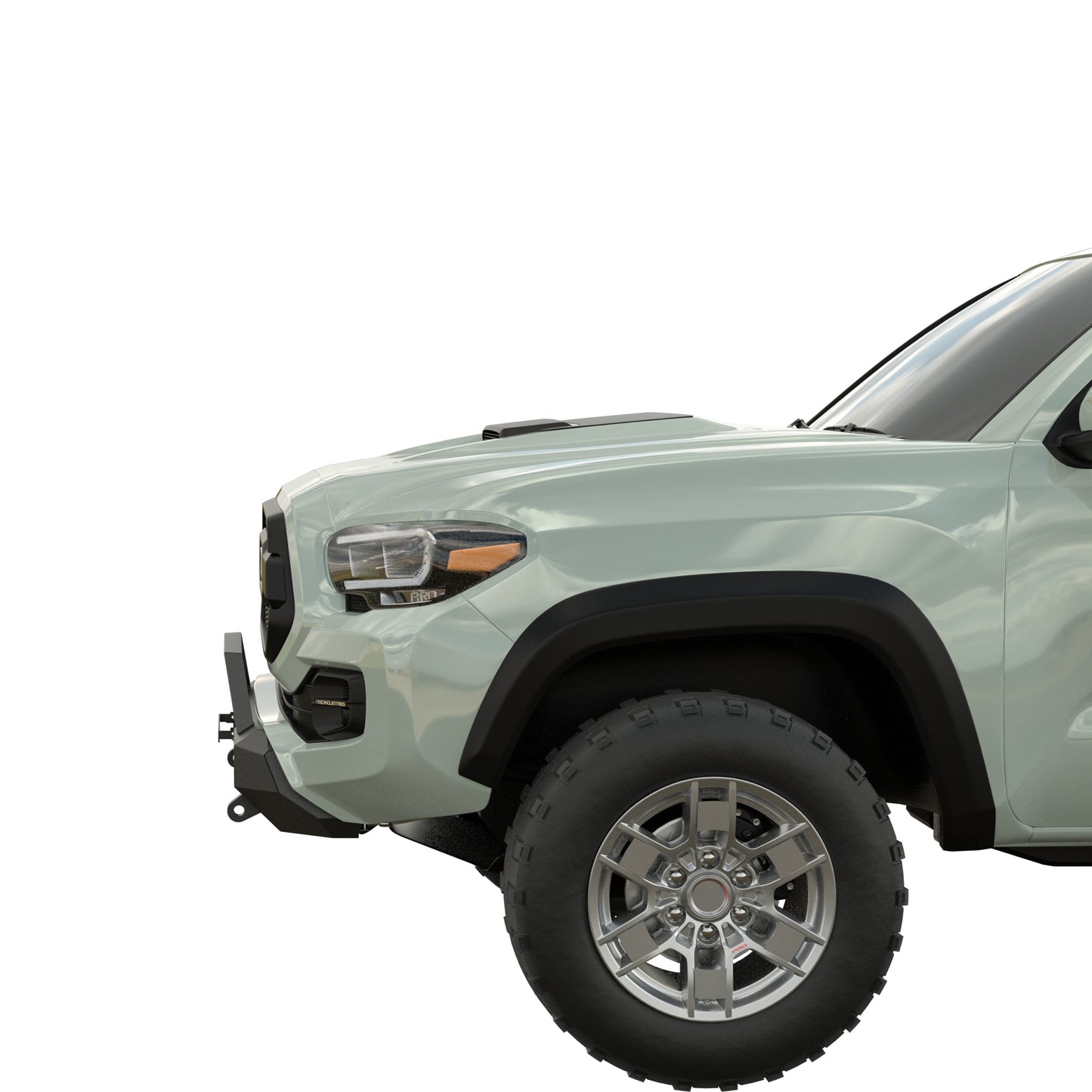 Vanguard Black Powdercoat Heavy Duty Bumpers And Grilles Front Bumpers Bumper for 2015-2023 toyota tacoma nan