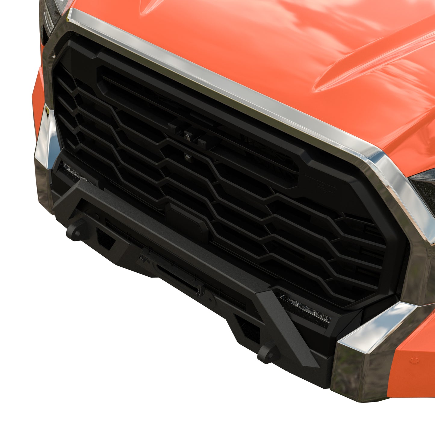 Vanguard Black Powdercoat Heavy Duty Bumpers And Grilles Front Bumpers Bumper for 2022-2025 toyota tundra nan