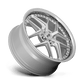 Niche 1PC M225 20X9 5X120 MT-SLVR 35MM Wheels