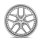 Niche 1PC M225 20X9 5X120 MT-SLVR 35MM Wheels