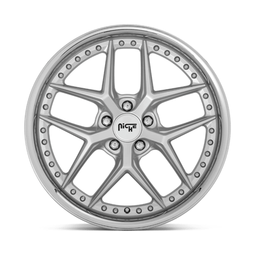 Niche 1PC M225 20X9 5X120 MT-SLVR 35MM Wheels