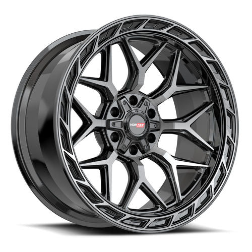 VORTEK Black Diamond Cut W/ Dark Tint VRP-504BDCDT 20x10 6x135/6x139.7 Wheels