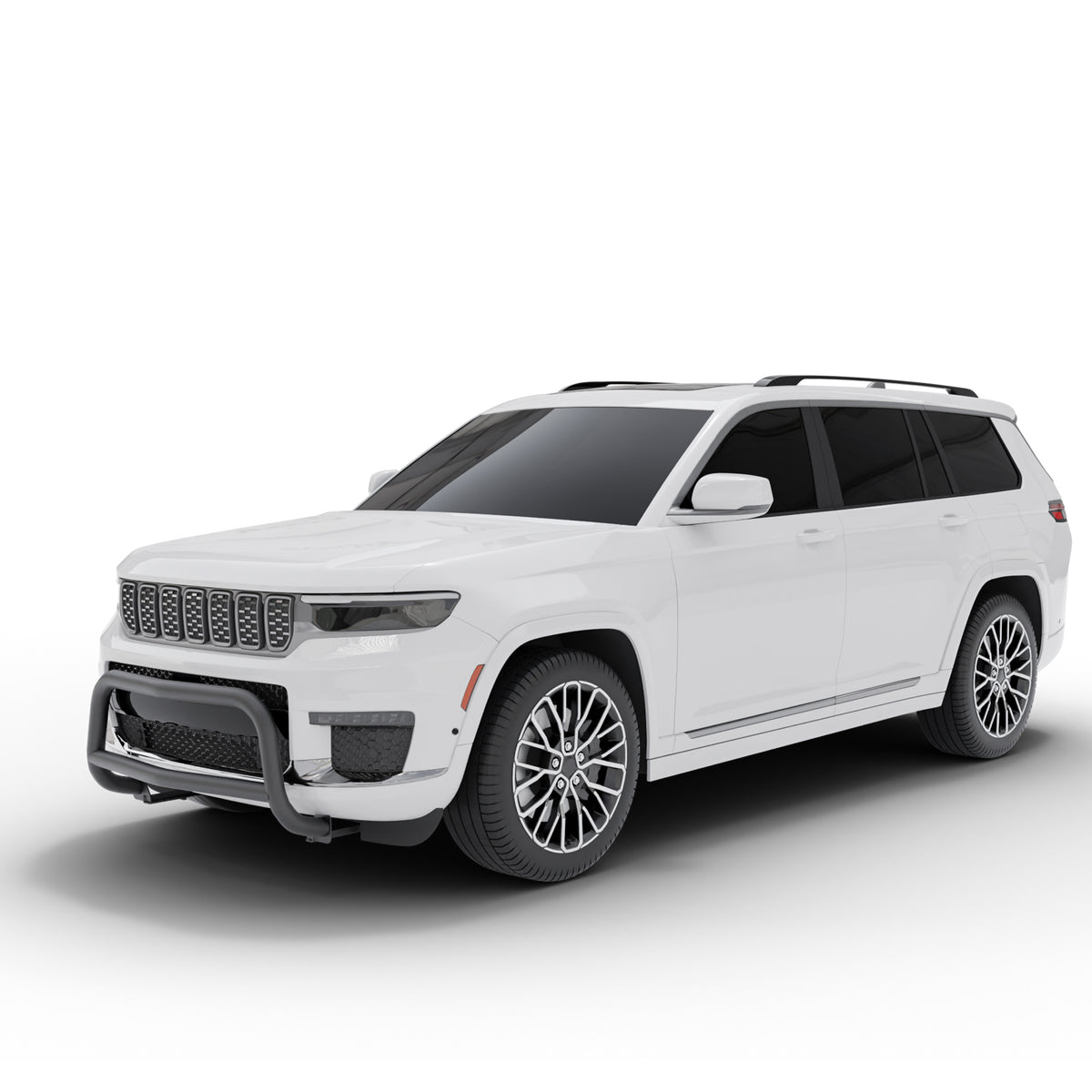 Vanguard Black Powdercoat Front Guards Bull Bars Bumper Guard for 2021-2024 jeep grand cherokee l