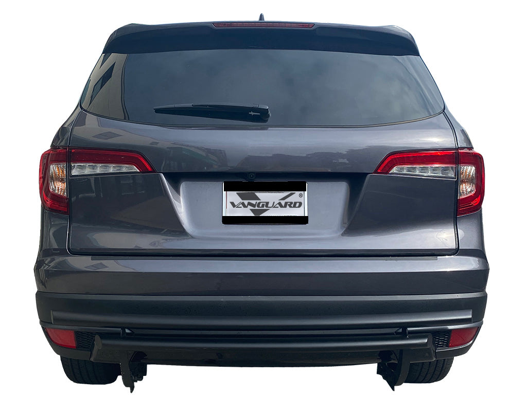 Vanguard Black Powdercoat Rear Guards Rear Bumper Guards Bumper Guard for 2016-2022 honda pilot