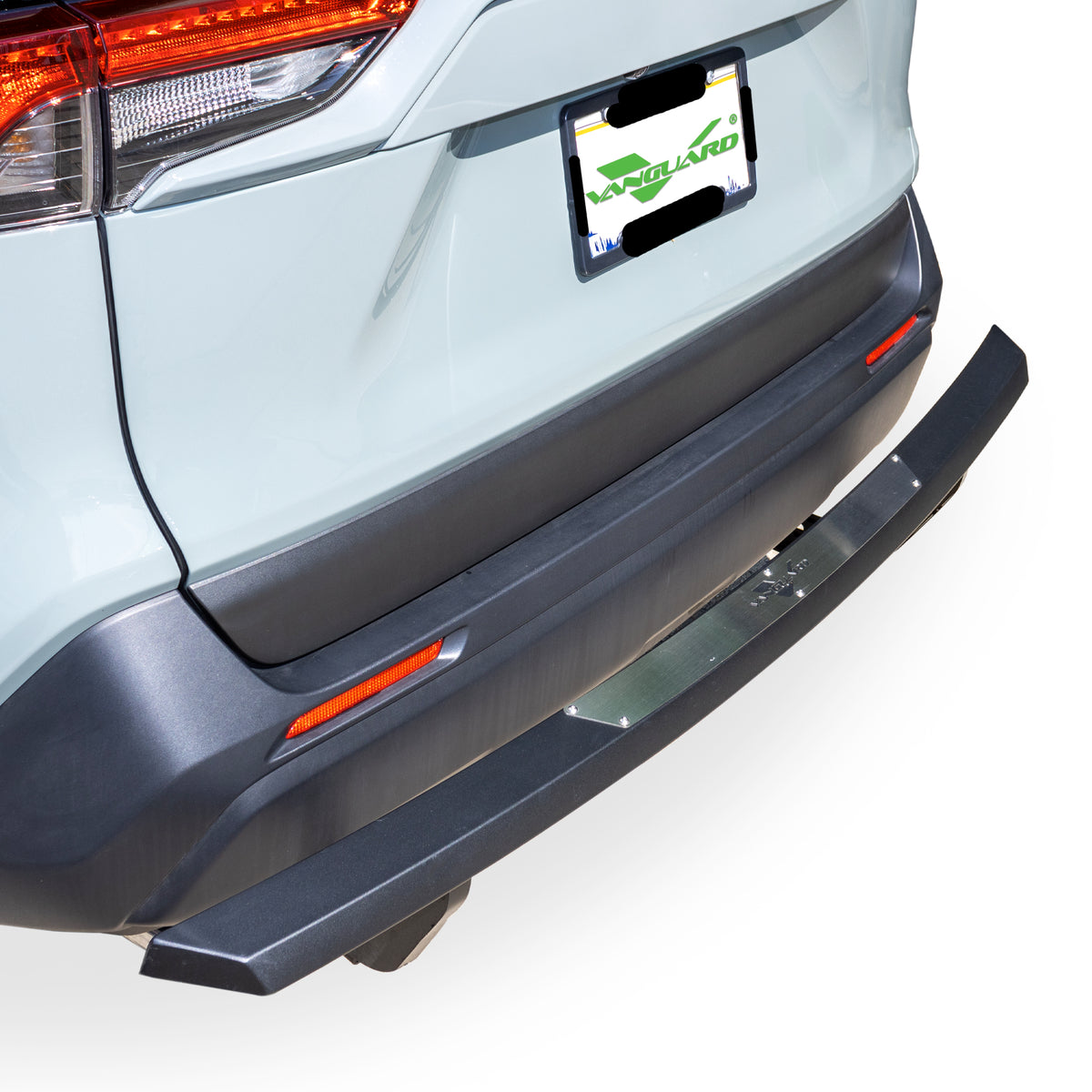 Vanguard Black Powdercoat Rear Guards Rear Bumper Guards Bumper Guard for 2019-2024 toyota rav4