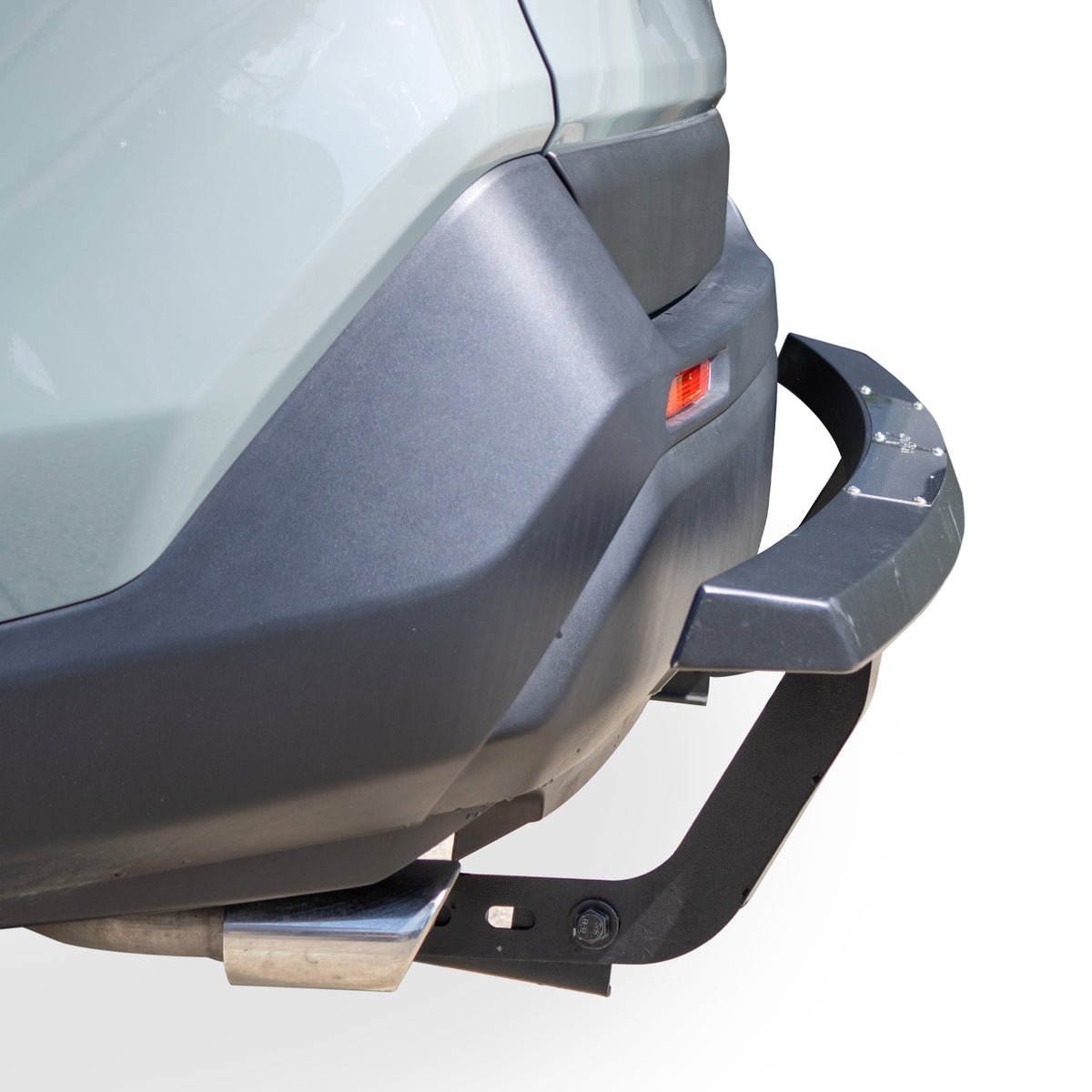 Vanguard Black Powdercoat Rear Guards Rear Bumper Guards Bumper Guard for 2019-2024 toyota rav4