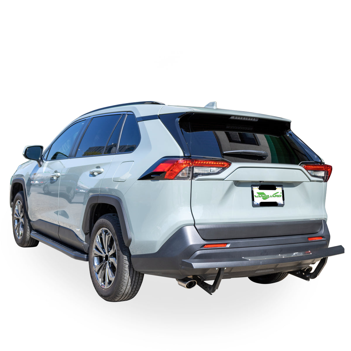 Vanguard Black Powdercoat Rear Guards Rear Bumper Guards Bumper Guard for 2019-2024 toyota rav4