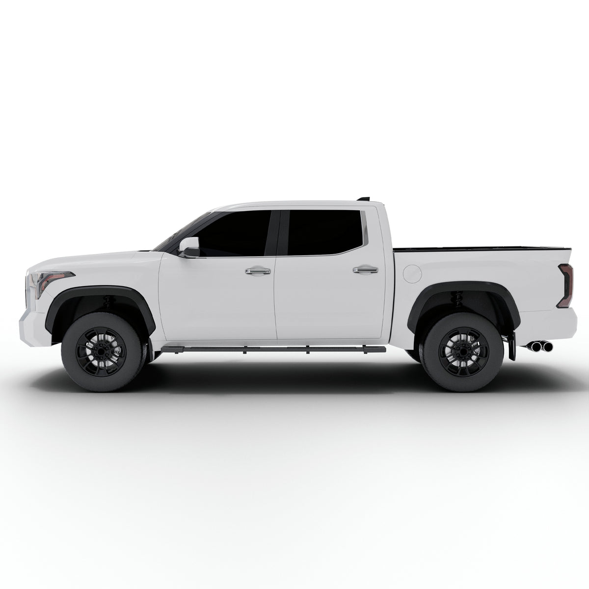 Vanguard Black Powdercoat Side Steps & Running Boards Running Boards Running Board for 2022-2025 toyota tundra