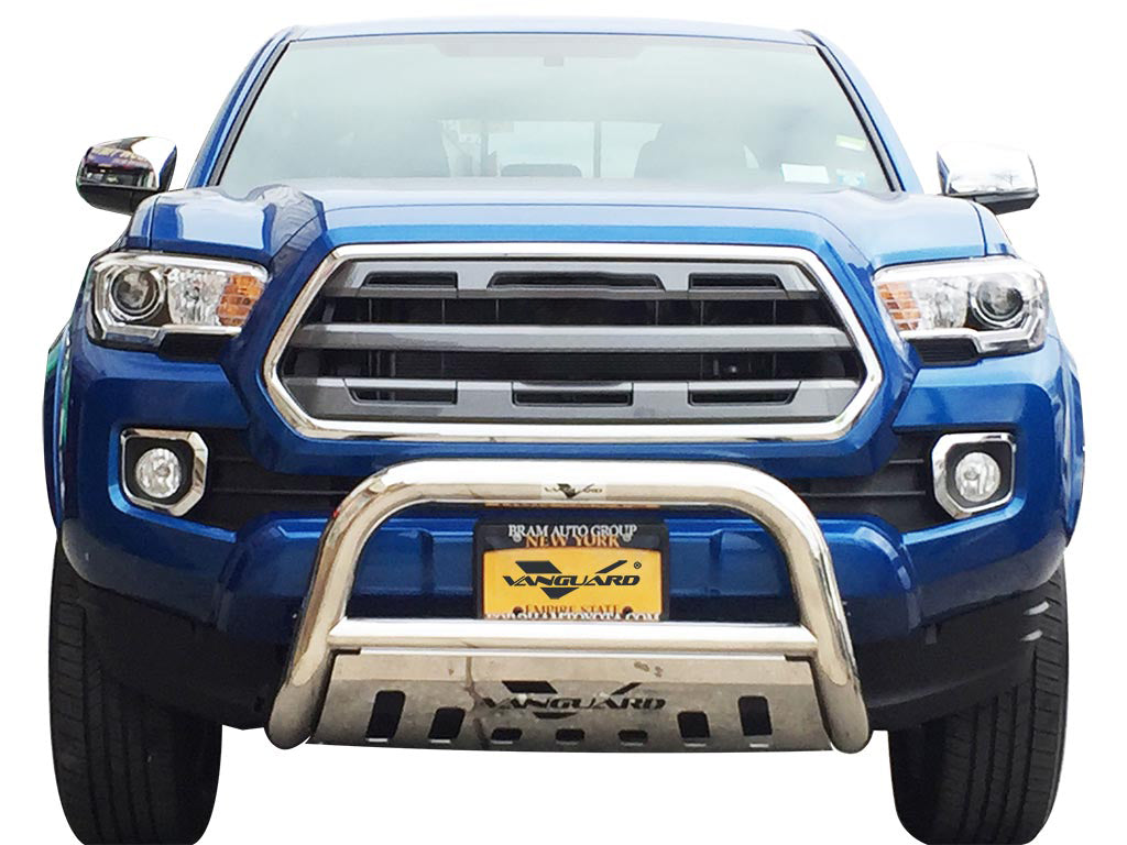 Vanguard Stainless Steel Front Guards Bull Bars Bumper Guard for 2016-2023 toyota tacoma