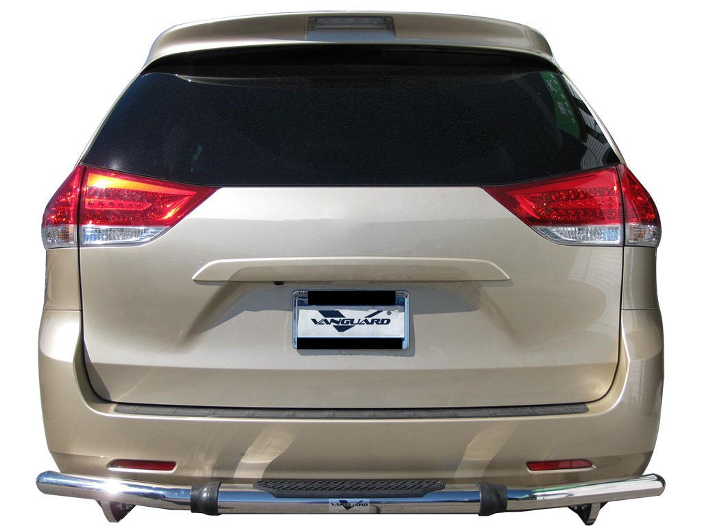 Vanguard Stainless Steel Rear Guards Rear Bumper Guards Bumper Guard for 2004-2020 toyota sienna