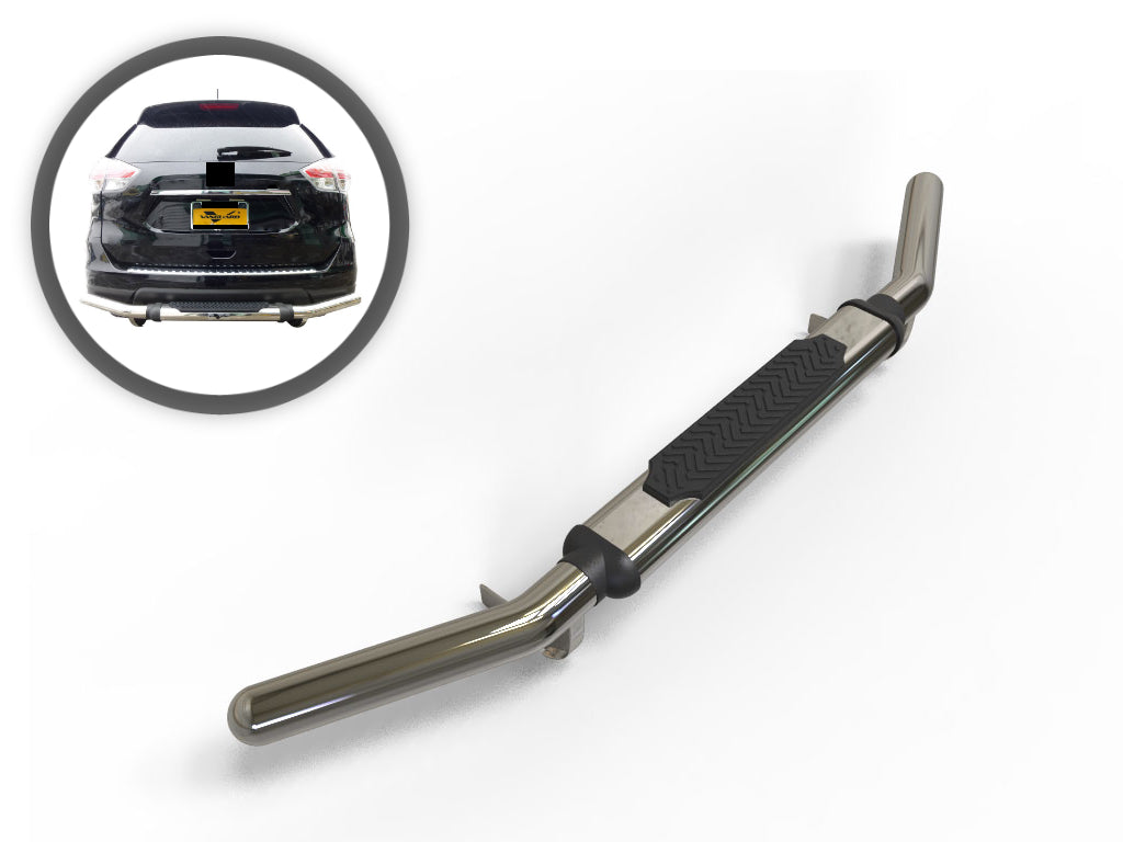 Vanguard Stainless Steel Rear Guards Rear Bumper Guards Bumper Guard for 2008-2020 nissan rogue