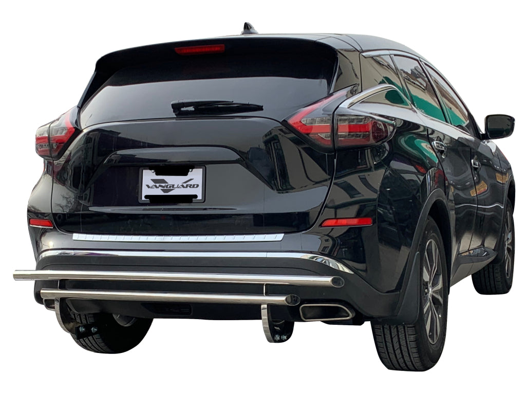 Vanguard Stainless Steel Rear Guards Rear Bumper Guards Bumper Guard for 2009-2024 nissan murano