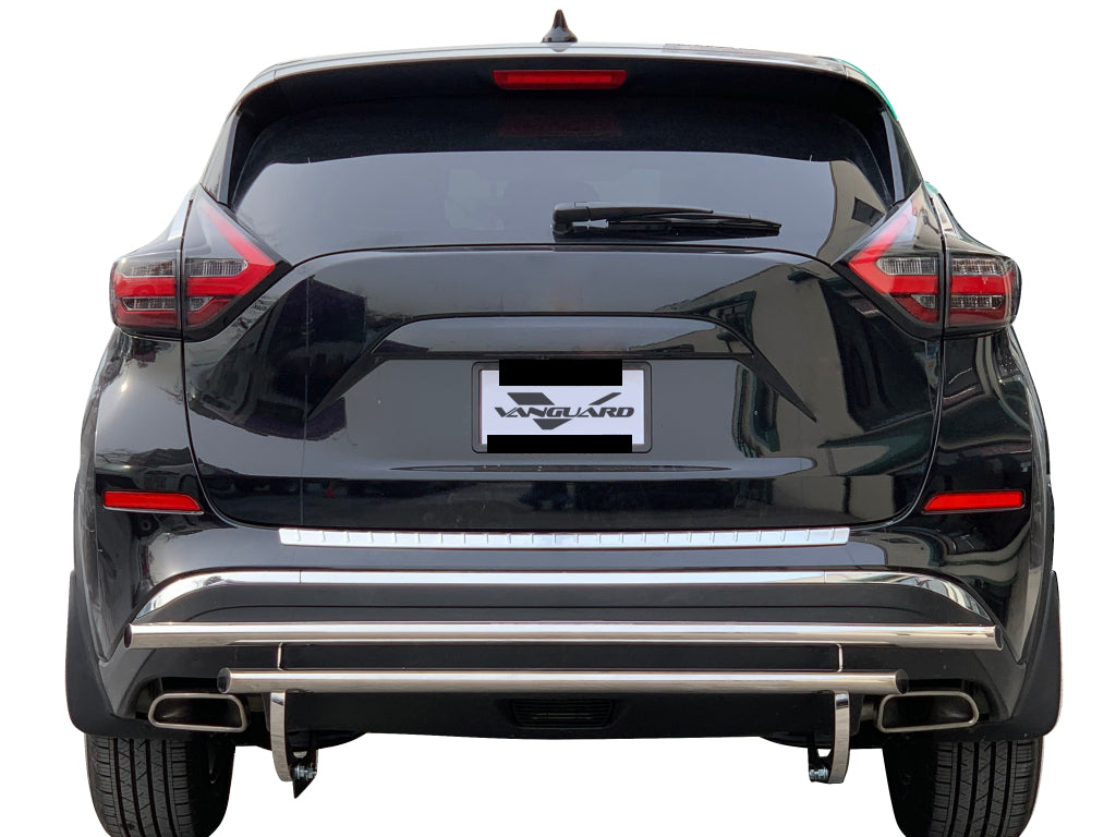 Vanguard Stainless Steel Rear Guards Rear Bumper Guards Bumper Guard for 2009-2024 nissan murano