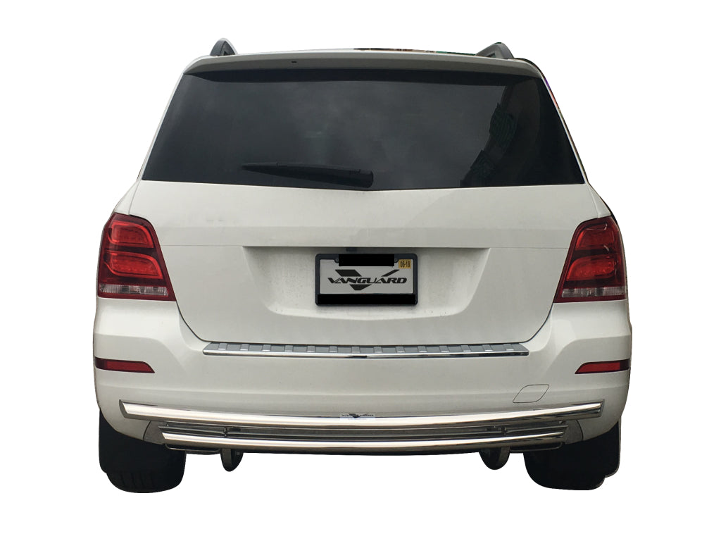 Vanguard Stainless Steel Rear Guards Rear Bumper Guards Bumper Guard for 2010-2013 mercedes-benz glk350