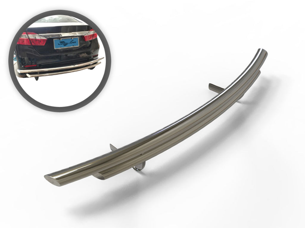 Vanguard Stainless Steel Rear Guards Rear Bumper Guards Bumper Guard for 2012-2017 toyota camry