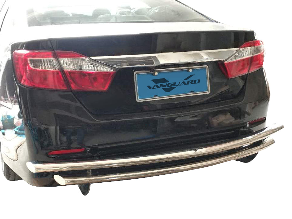 Vanguard Stainless Steel Rear Guards Rear Bumper Guards Bumper Guard for 2012-2017 toyota camry