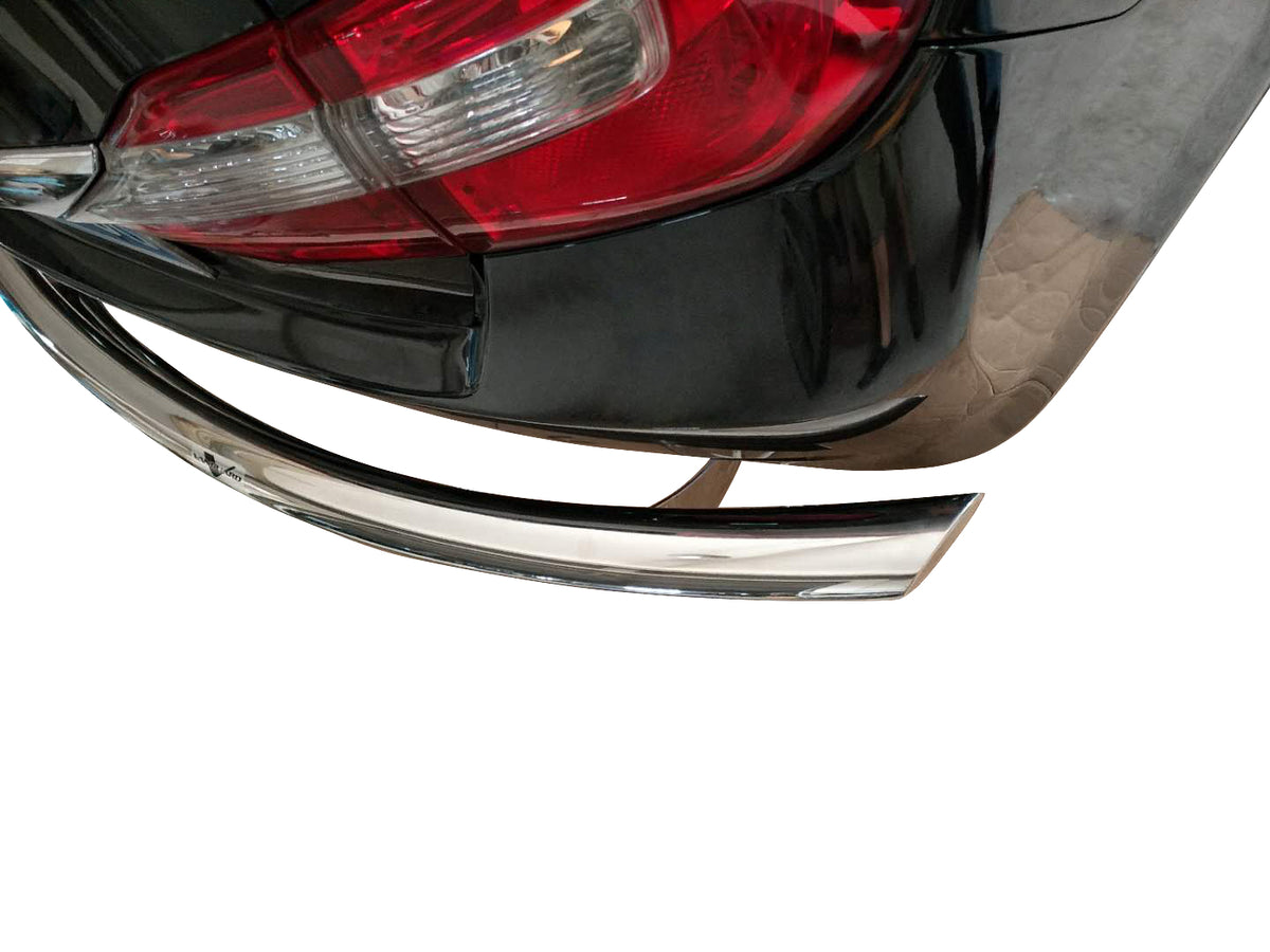 Vanguard Stainless Steel Rear Guards Rear Bumper Guards Bumper Guard for 2012-2017 toyota camry