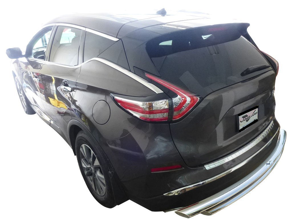 Vanguard Stainless Steel Rear Guards Rear Bumper Guards Bumper Guard for 2015-2024 nissan murano