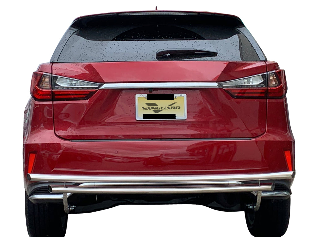 Vanguard Stainless Steel Rear Guards Rear Bumper Guards Bumper Guard for 2016-2022 lexus rx350