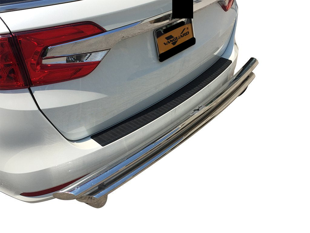 Vanguard Stainless Steel Rear Guards Rear Bumper Guards Bumper Guard for 2018-2024 honda odyssey
