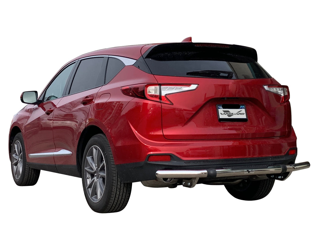 Vanguard Stainless Steel Rear Guards Rear Bumper Guards Bumper Guard for 2019-2024 acura rdx