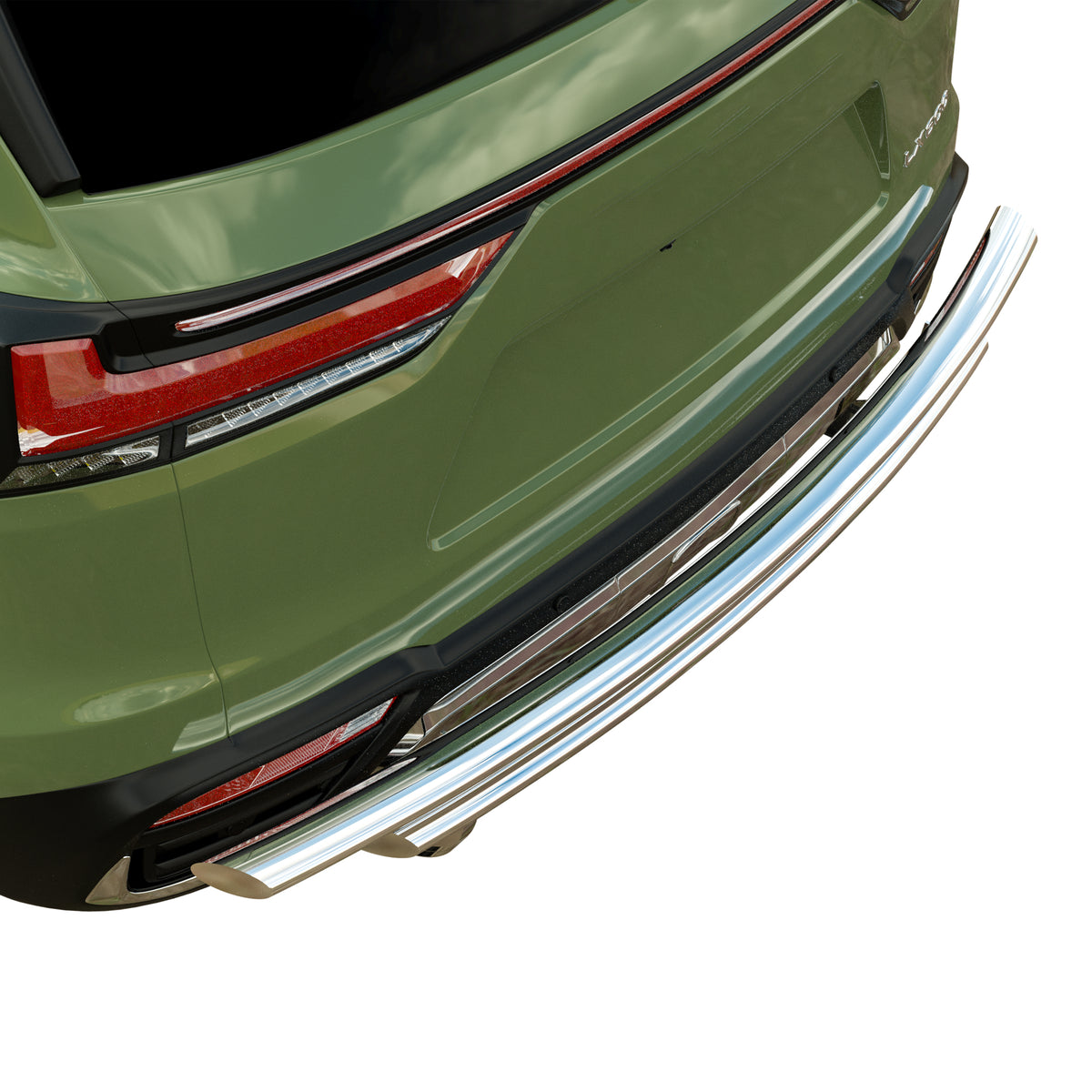 Vanguard Stainless Steel Rear Guards Rear Bumper Guards Bumper Guard for 2022-2024 lexus lx600
