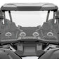 Vented Full Windshield | Scratch Resistant | Polaris RZR Turbo R