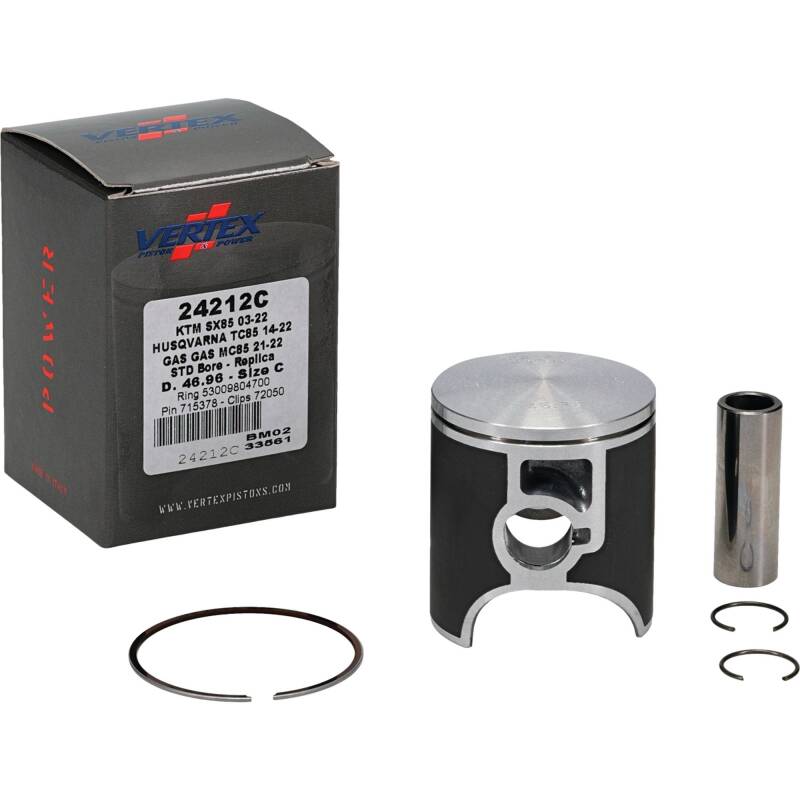 Vertex Pistons 03-24 85 SX/13-24 85 SX BW/13-14 85 SXS Cast Replica Piston Kit