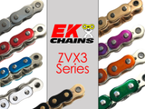 Vortex Racing EK 520 ZVX3 Rivet Master 120 Links- Metallic Purple
