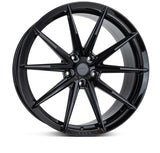 Vossen HFX-2 22x10.5 / 5x114.3 / ET32 / Deep Face / 73.1 - Gloss Black Wheel