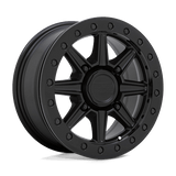 Black Rhino Hard Alloys - UTV WEBB BL UTV 15X7 4X110 +51 80 M-BLK Wheels