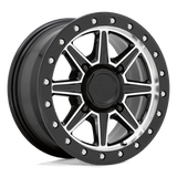 Black Rhino Hard Alloys - UTV WEBB UTV 14X7 4X156 +36 132 G-BLK MCH Wheels