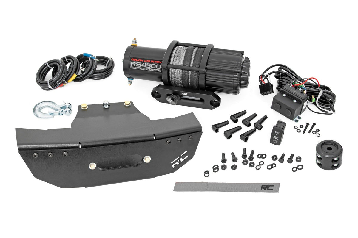 Winch Mount | RS4500S | Polaris RZR Turbo S4