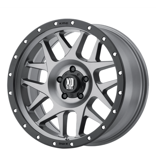 XD XD127 20X9 5X150 M-GRY BLK-RING 00MM Wheels