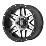 XD XD128 18X9 5X150 MACH BLK-RING 25MM Wheels