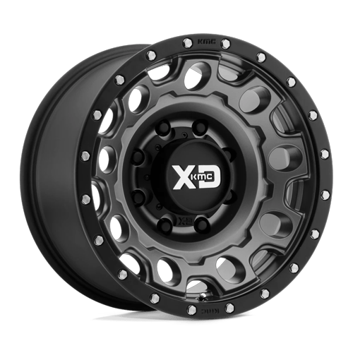 XD XD129 18X9 6X5.5 M-GRY BLK-RING +18MM Wheels