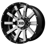 XD XD200 20X10 5X5.0 CHR BLK MILL LP -18MM Wheels