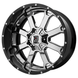 XD XD202 20X12 5X5.0/5.5 CHR BLK MILL LP -44MM Wheels