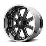 XD XD202 20X12 8X180 BLK MILL CHR LP -44MM Wheels