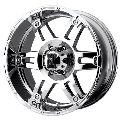 XD XD797 17X8 6X135 CHROME 18MM Wheels