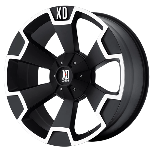 XD XD803 TMP 20X9 5X5.5/150 M-BLK/MCH +35MM Wheels