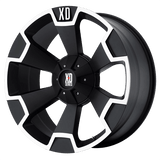 XD XD803 TMP 20X9 5X5.5/150 M-BLK/MCH +35MM Wheels