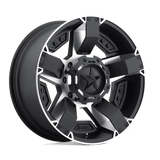 XD XD811 17X8 5X4.5/5.0 M-BLK MACH 35MM Wheels