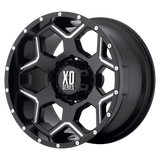 XD XD812 18X9 5X5.0 G-BLK MILL 18MM Wheels