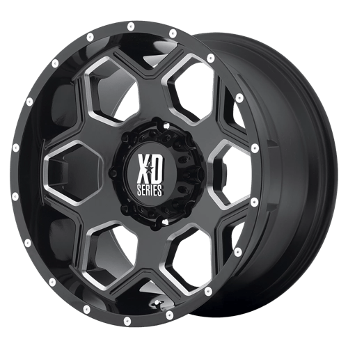 XD XD813 20X10 5X5.0 G-BLK MILL -24MM Wheels