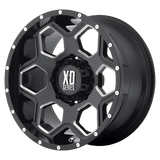 XD XD813 18X9 5X4.5 GLS-BLK MILL +18 NO CAP Wheels