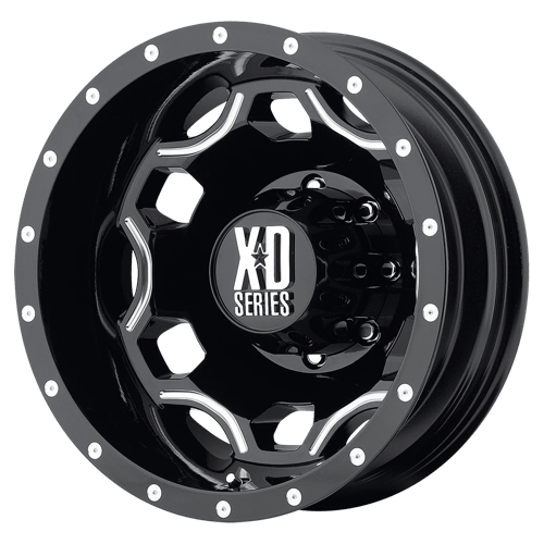 XD XD814 17X6 8X6.5 G-BLK MILL -134MM Wheels