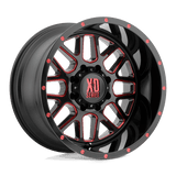 XD XD820 20X9 6X5.5 S-BLK MILL RTCC 18MM Wheels