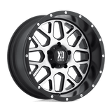XD XD820 22X10 8X170 S-BLK MACH -24MM Wheels