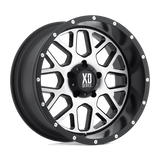 XD XD820 18X9 5X5.0 S-BLK MACH -12MM Wheels